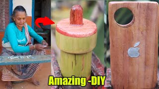 How To Make Wooden And Coconut Products , Daily Useful Crafts, Amazing Skills -Diy
