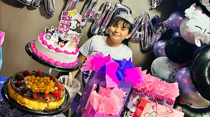 Así festejamos el cumpleaños de mi hija 🌺♥️