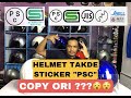 #10 HELMET TAKDE STICKER “PSC”COPY ORI?? BETUL KE??