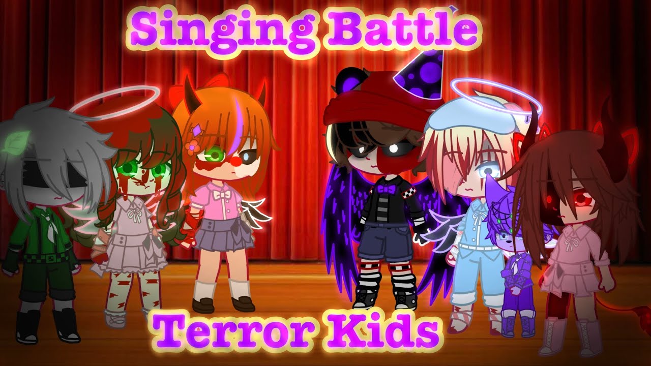 Terror Kids Singing Battle [] Loli_Bunny [] Gacha Club [] Check the Desc