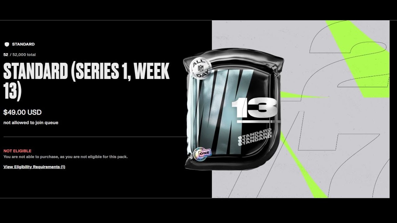 NFL ALL DAY Standard Series 1, Week 13 Collection , is it worth buying $50 Part 2 ???  Surprise!!?