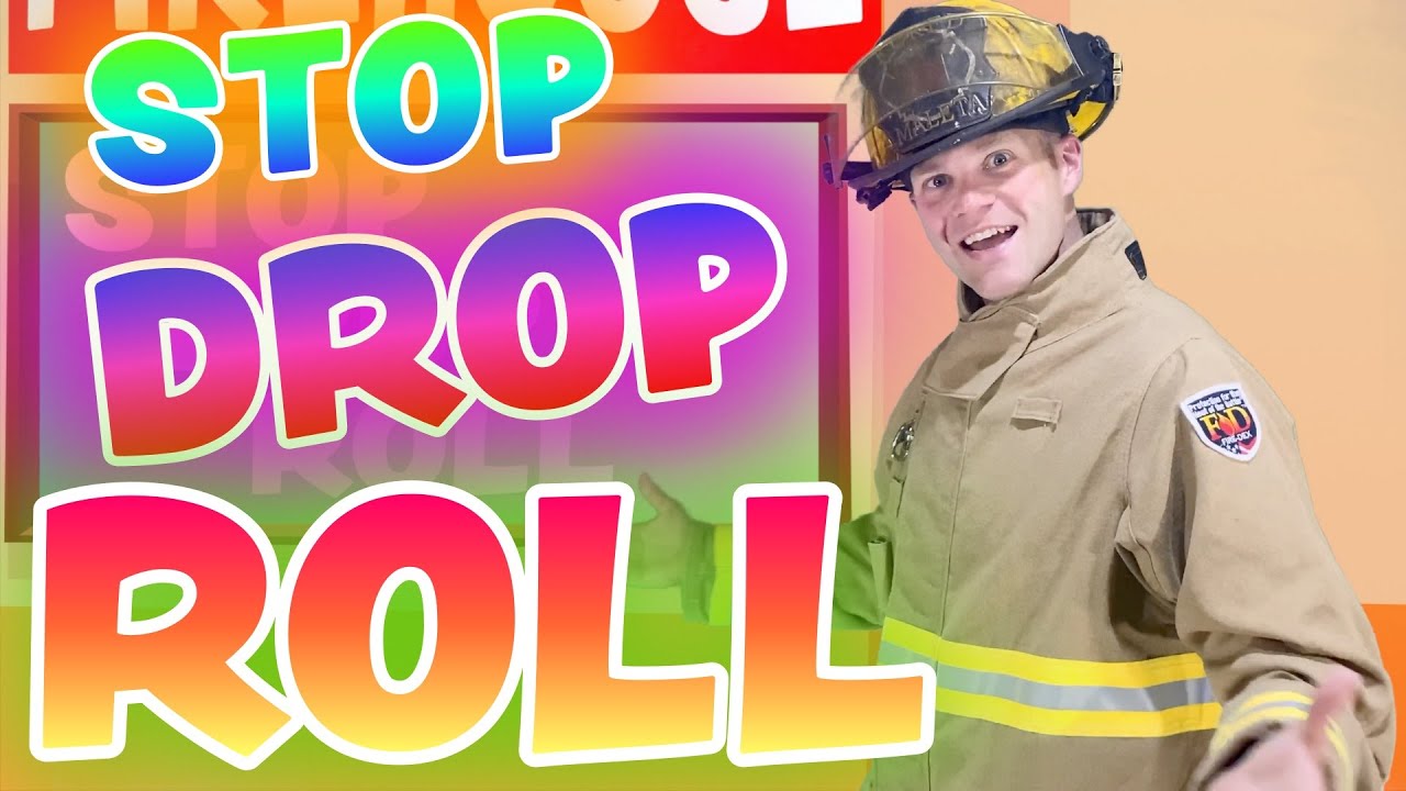 Stop drop and roll fire safety video stop drop roll with tommy