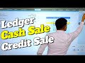 Ledger Cash Sale Credit Sale in Tally PRIME