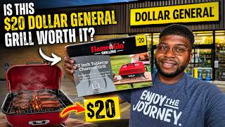 IS THIS $20 DOLLAR GENERAL GRILL WORTH IT BBQ TEST & HONEST REVIEW