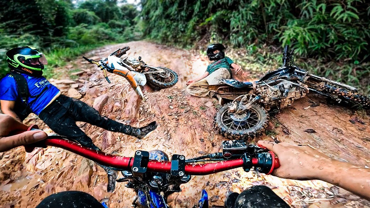 O MINI HATER E O MAIKI SE ARREBENTARAM NA TRILHA