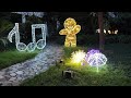 Christmas Motif Lighting | Exploding Star, Gingerbread Man &amp; Musical Note Lights