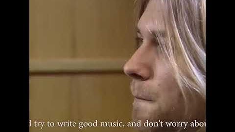Kurt Cobain talks  - Nirvana interview 1990 Seattle, WA