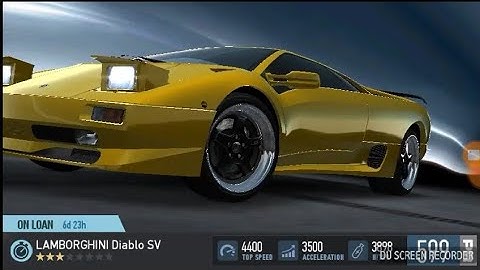 Got a new Lamborghini Diablo in need for speed no limit wow!!for a mission