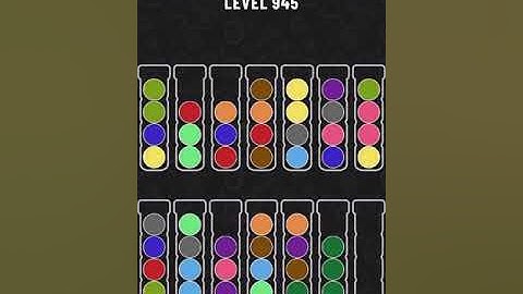 【Ball Sort Puzzle】Level.945