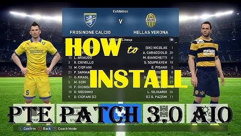 [PES 2017] How to Install PTE Patch 3.0