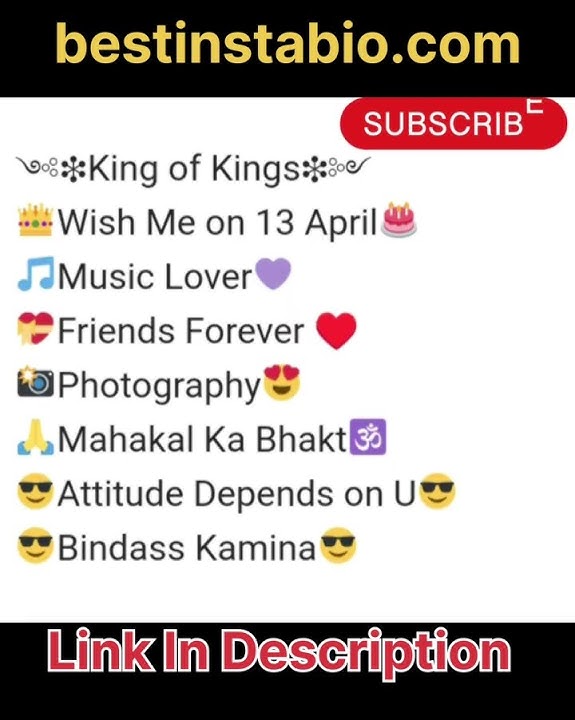 Top 5 Boys Instagram Bio Ideas #instagram #instagrambio