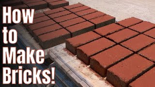 How to Make Cement Bricks in local factory | Amazing process of making cement BRICKS | Making yard