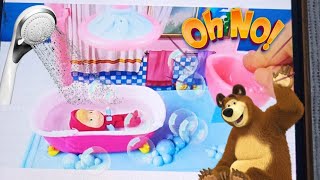 Masha Kocaayinin Banyo Zamnai Eğlenceli Çocuk Videolari