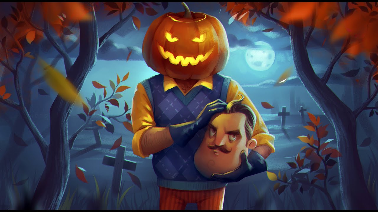 Hello Neighbor Halloween (Bendy Mod) Walkthrough/Longplay