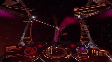 [Elite: Dangerous] Krait Mk2 with Efficient Beam and Four Sturdy Mount Railguns vs Elite NPC Type 10