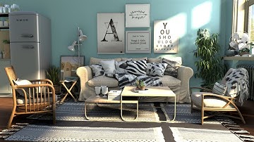 Blender Eevee Test: Interior Scene 2