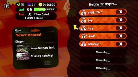Splatoon 2 hacker “anticheat?” On tower control X rank