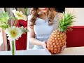 【台湾パイナップル】でパイナップル炒飯を作るキャバ嬢｜vlog