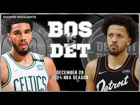 Boston Celtics vs Detroit Pistons Full Game Highlights | Dec 28 | 2024 NBA Season