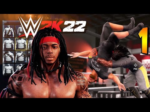 WWE 2K22 MyRISE #1 - नया मोड, नई कहानी / मेरा पहलवान निर्माण और पहला मैच!