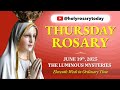 THURSDAY HOLY ROSARY ♥️ JUNE 19, 2025 ♥️ LUMINOUS MYSTERIES OF THE ROSARY [VIRTUAL] #holyrosarytoday