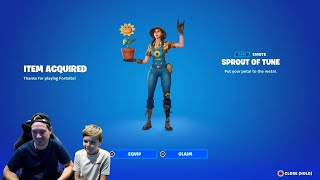 NEW Fortnite Dancing Flower Emote SPROUT OF TUNE