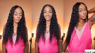 I Got It From Shein 🤯🤯 24 Inch Water Wave Wig ft Shein Unice Hair