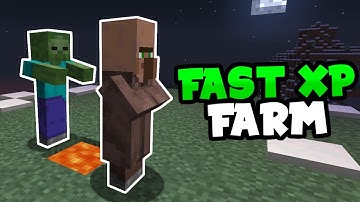 EASY Mob XP FARM Tutorial Without Mob SPAWNER In Minecraft! 1.17
