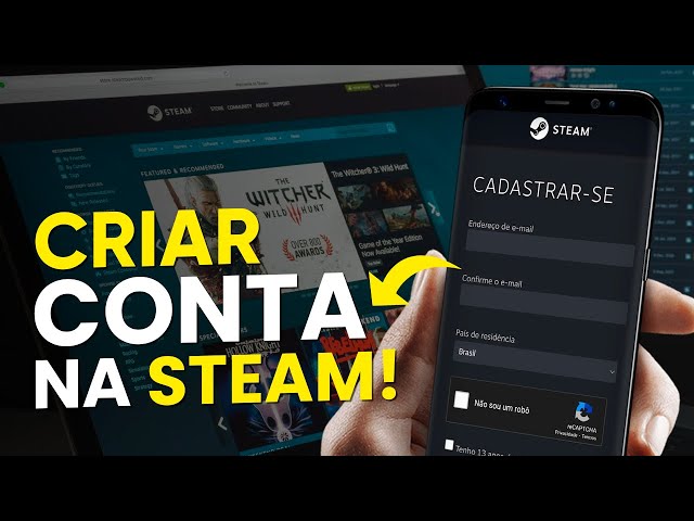 COMO CRIAR UMA CONTA DA STEAM EM 2023! 