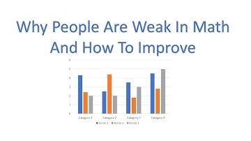 Why People Are Not Good In Math - And How To Improve