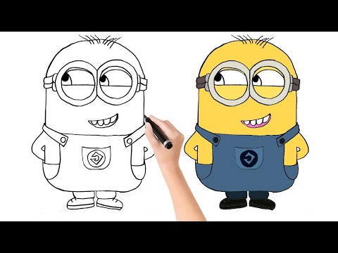 Minyon Çizimi How to Draw Minions Desciple Me