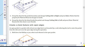 Esprit CAM : Working with Features 1 : 06