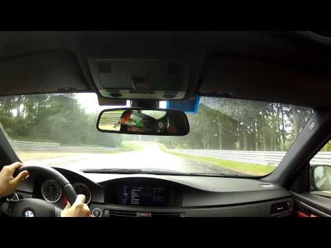 Bmw M3 E92 Nurburgring Wet Drifting