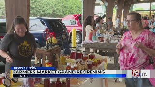 Decatur Farmers Market Holds Grand Reopening | May 16, 2025 | News 19 at 5 p.m.