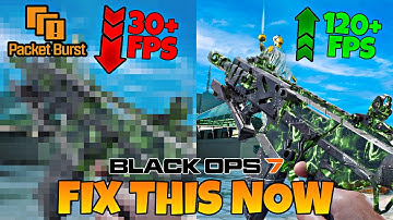 HOW TO FIX LOW FPS & HIGH PING IN BLACK OPS 7