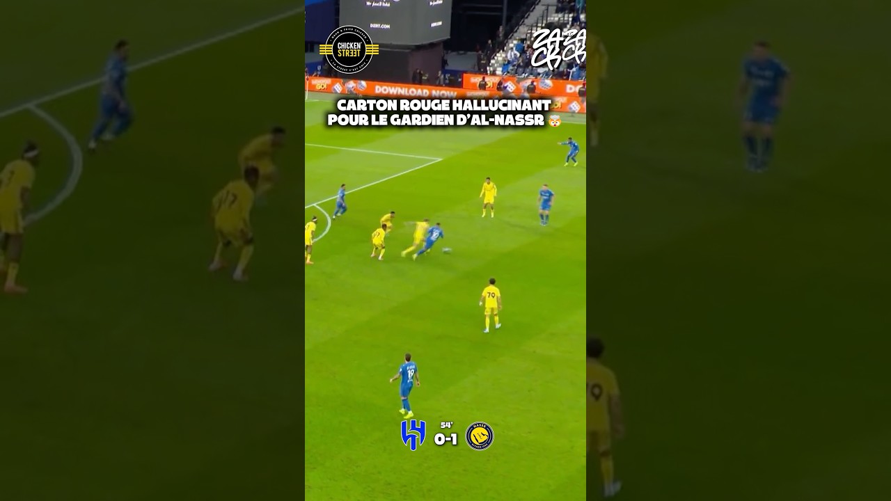 CARTON ROUGE HALLUCINANT POUR LE GARDIEN D'AL-NASSR #zacknani #spl collaboration commerciale