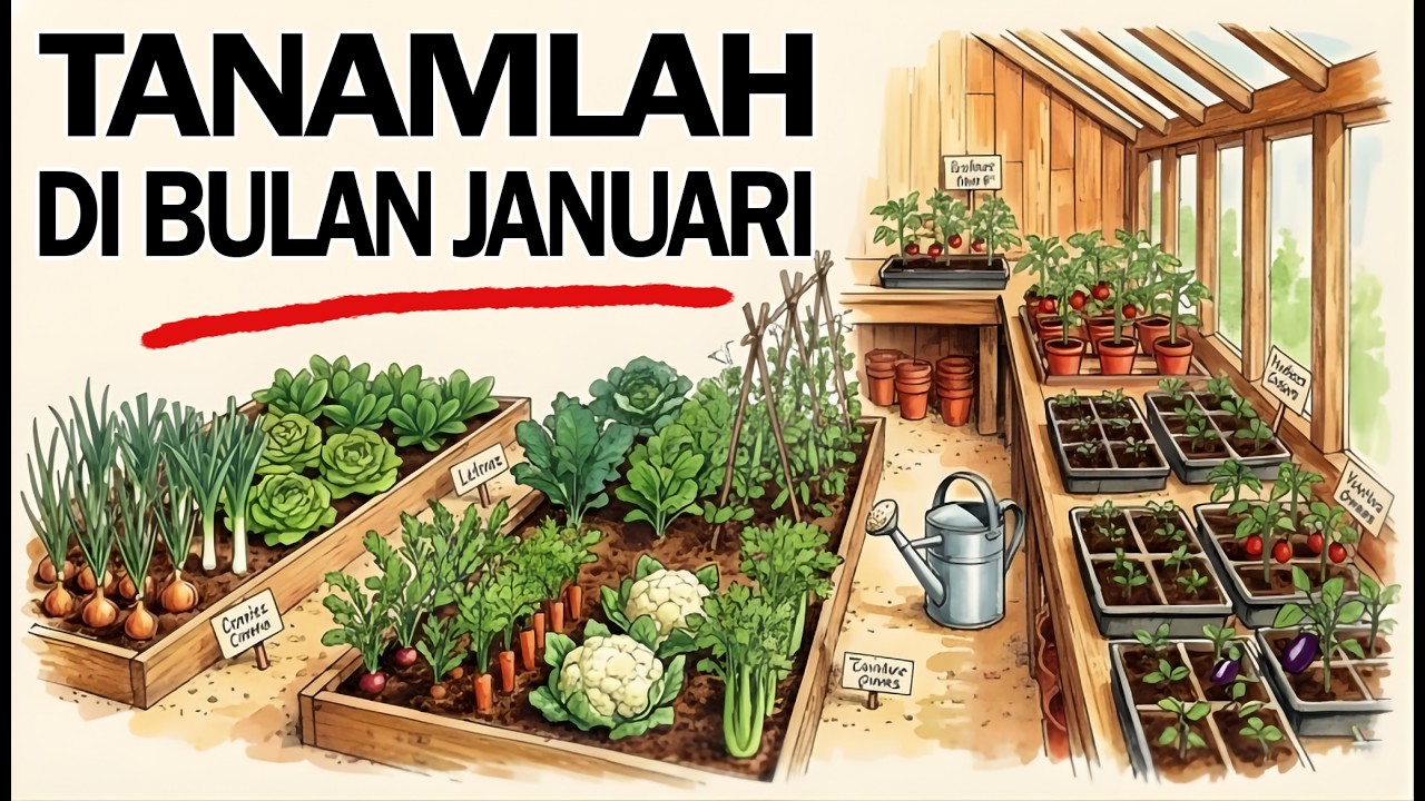 18 tanaman yang harus Anda tanam di bulan Januari untuk memberi makan keluarga sepanjang tahun.