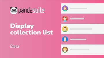Display Collection List | PandaSuite