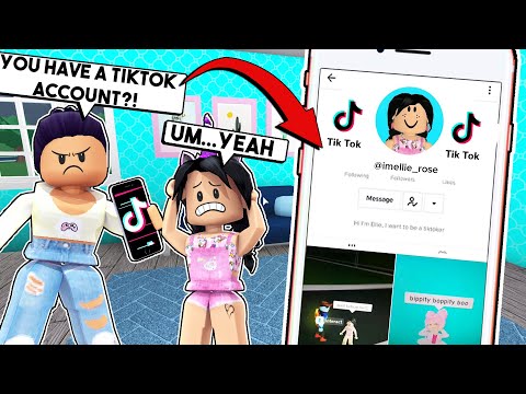 I Found My Daughter S Secret Tik Tok Account Roblox Roleplay Youtube - tik tok roblox pictures for tiktok