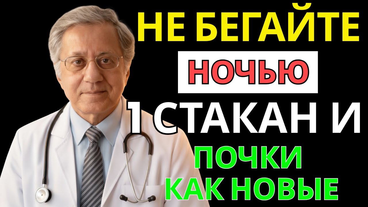 ПОЧКИ «ПРОМОЮТСЯ» ЗА НОЧЬ! Отёки уйдут, туалет — не нужен | Рецепт 1960-х | питание пожилых