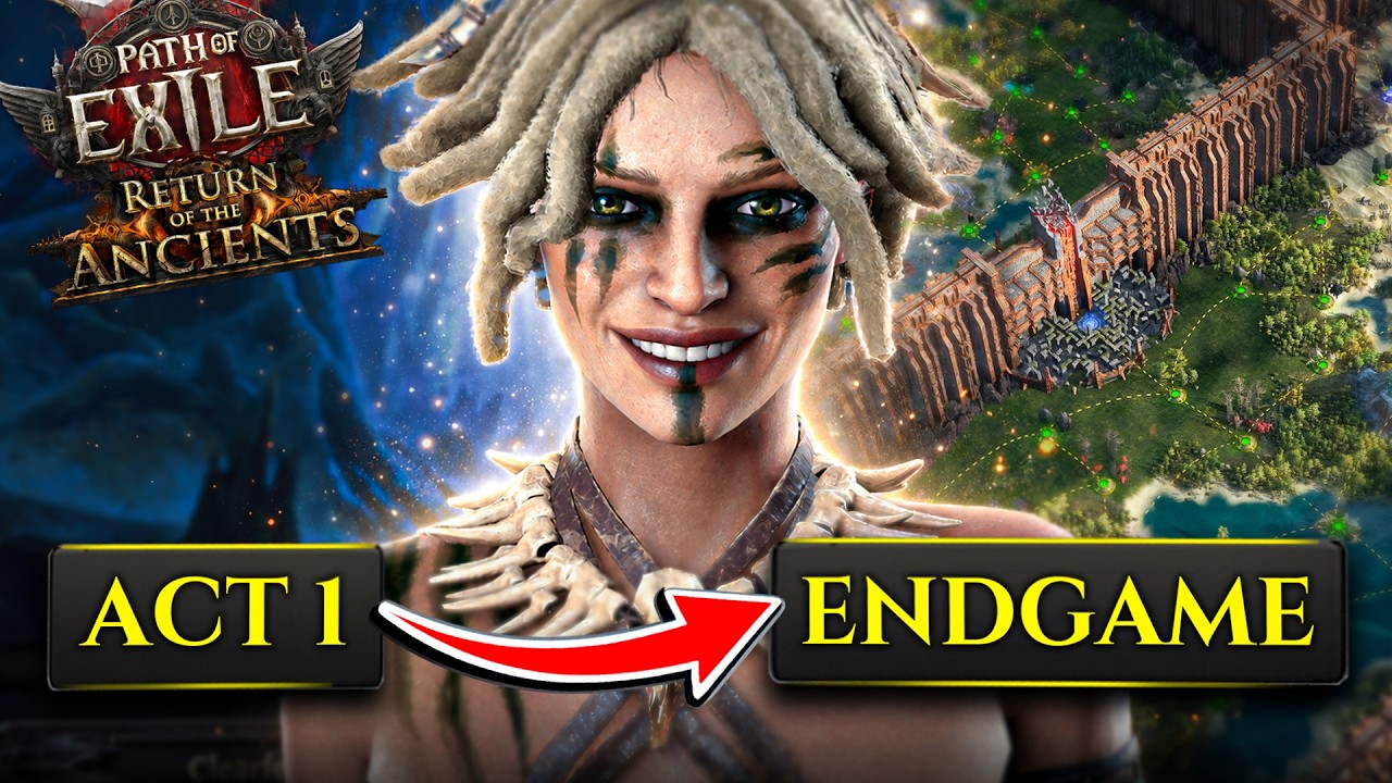 FULL CAMPAIGN Huntress Leveling BUILD (POE2 0.5)