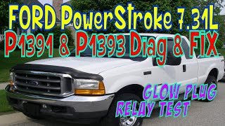 Ford 7.3L Diesel P1391 & P1393 quick diagnostic & FIX