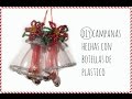 DIY CAMPANA HECHA CON BOTELLA DE PLASTICO Y LIMPIA PIPAS