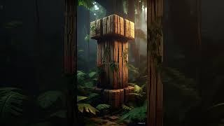 Blok Jungle Fence di Minecraft tapi Versi AI! #shorts