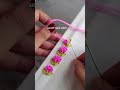 wow thread work, flower😍#@Nice-embroidery-official #music #shortvideo