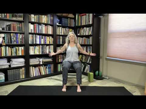 Chair Yoga - Sun Salutation Gentle Warm Up - 35 Minutes More Seated, Some Standing