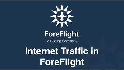 ForeFlight on Frequency: Internet Traffic in ForeFlight