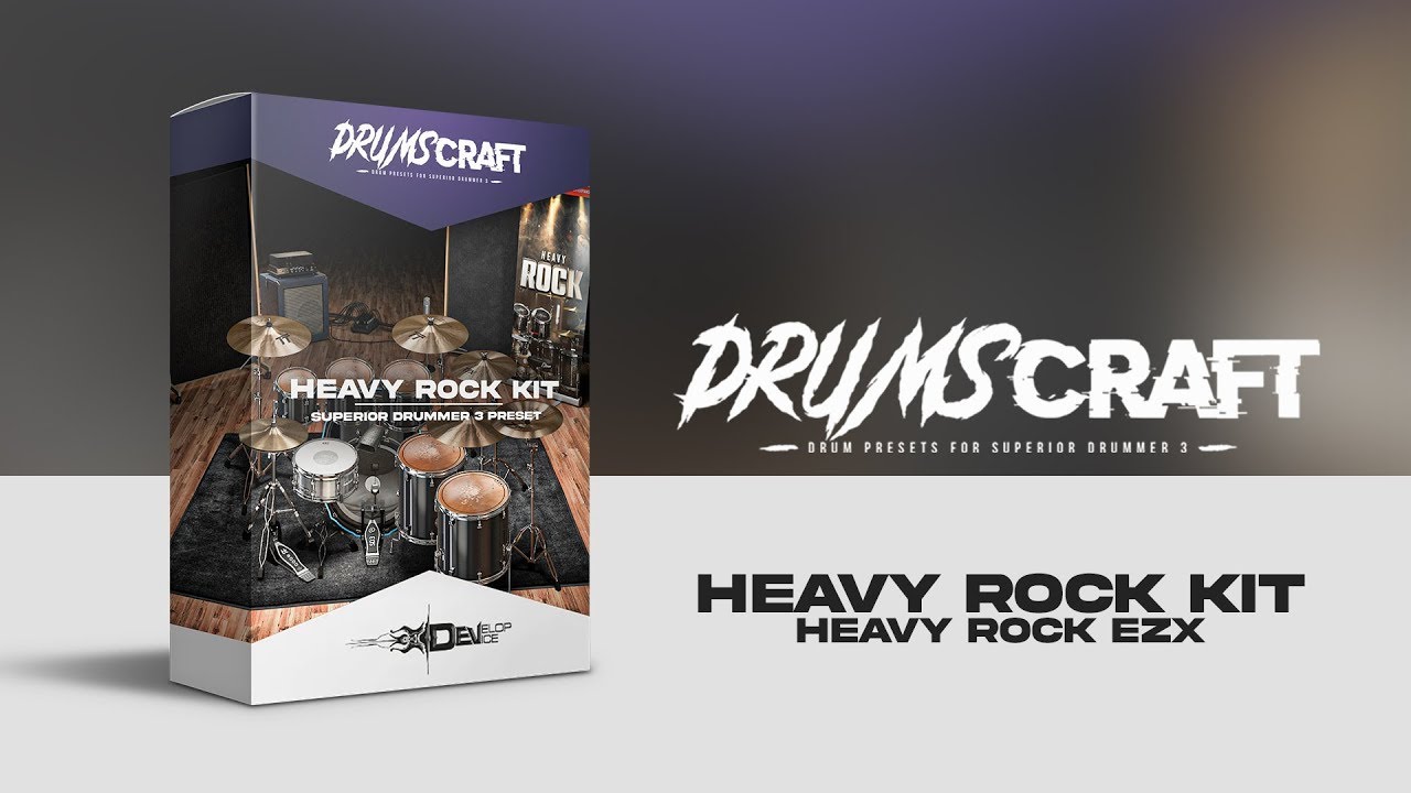 Heavy Rock Kit: Superior Drummer 3 Preset - Sound Demo Video