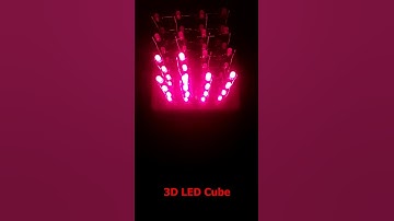 3D LED Cube 4x4x4 | #shorts #diy #led #viral