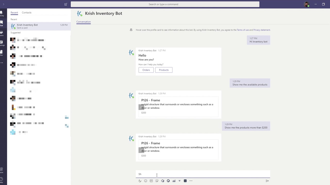 Krish Bot Rover Krish Inventory Bot - YouTube